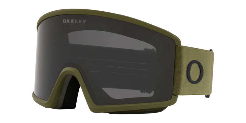 "Oakley Target Line L Snow Winter Goggles - Jumbo Cylindrical Lens and Sleek Frame Design" olive green black