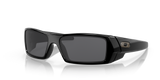 "Oakley Gascan Unisex Lifestyle Sunglasses - Front view, showcasing high-wrap design with straight edges and hard lines"