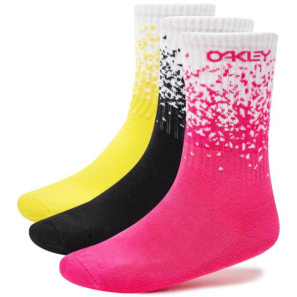 OAKLEY 3 PACK GRADIENT SOCKS MEN LIFESTYLE SOCKS