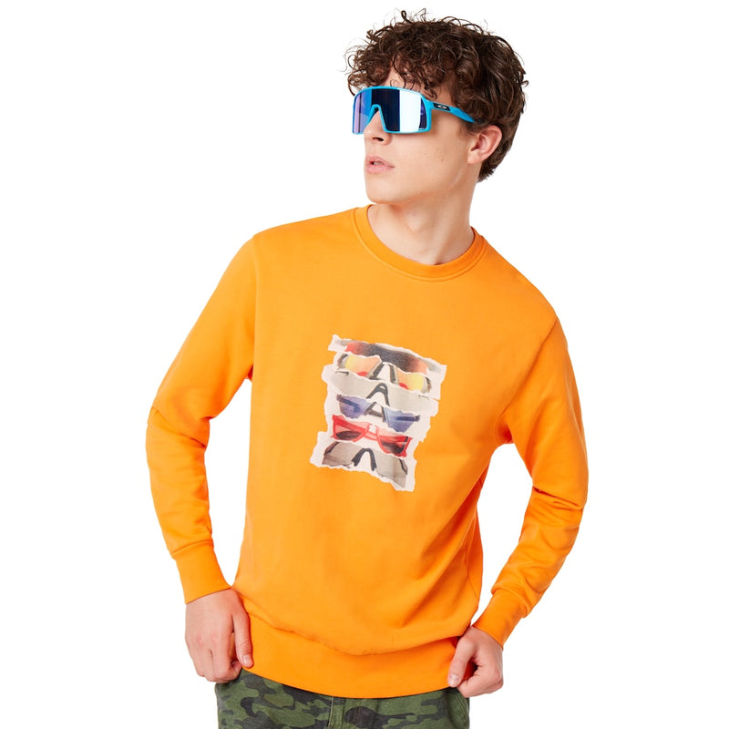 Oakley Sunglass Print Crewneck Men Lifestyle Sweatshirt