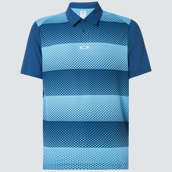 OAKLEY DOT STRIPES POLO MEN GOLF POLO