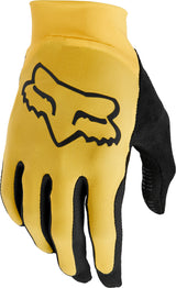 Fox Racing Mens Flexair Glove - Lightweight and minimal mountain bike gloves Yellow