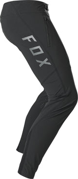 Fox Racing Men Flexair Mountain Bike Pant in action on a trail Black Right