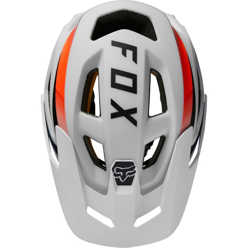 "Fox Racing Unisex Speedframe Vinish Helmet - Adjustable Visor and 360-degree Fit System"