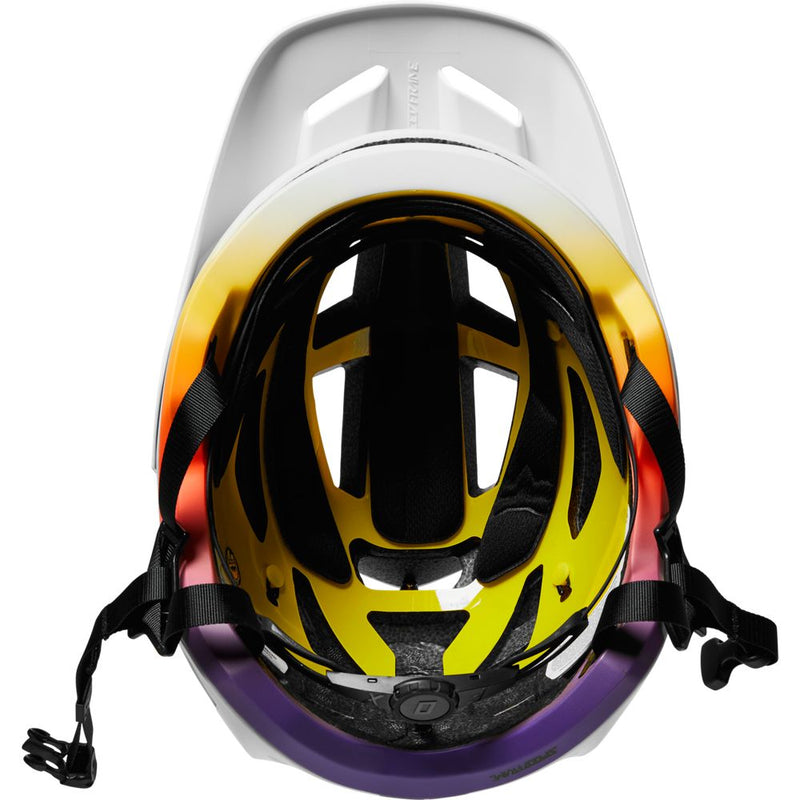 "Fox Racing Unisex Speedframe Vinish Helmet - Adjustable Visor and 360-degree Fit System"