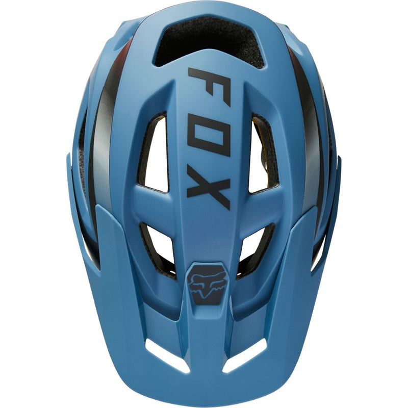 "Fox Racing Unisex Speedframe Vinish Helmet - Adjustable Visor and 360-degree Fit System"