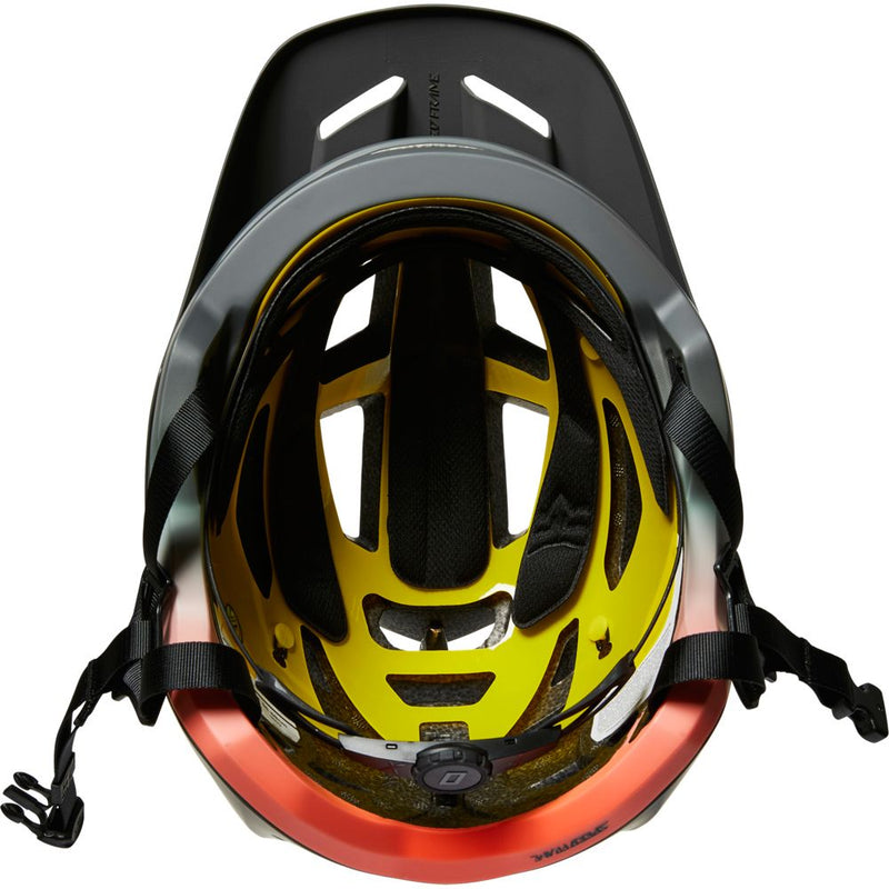 "Fox Racing Unisex Speedframe Vinish Helmet - Adjustable Visor and 360-degree Fit System"