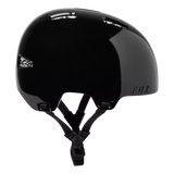 Fox Racing Unisex Flight Pro Helmet - Front view, showcasing MIPS technology and 360 fit system. Black 1