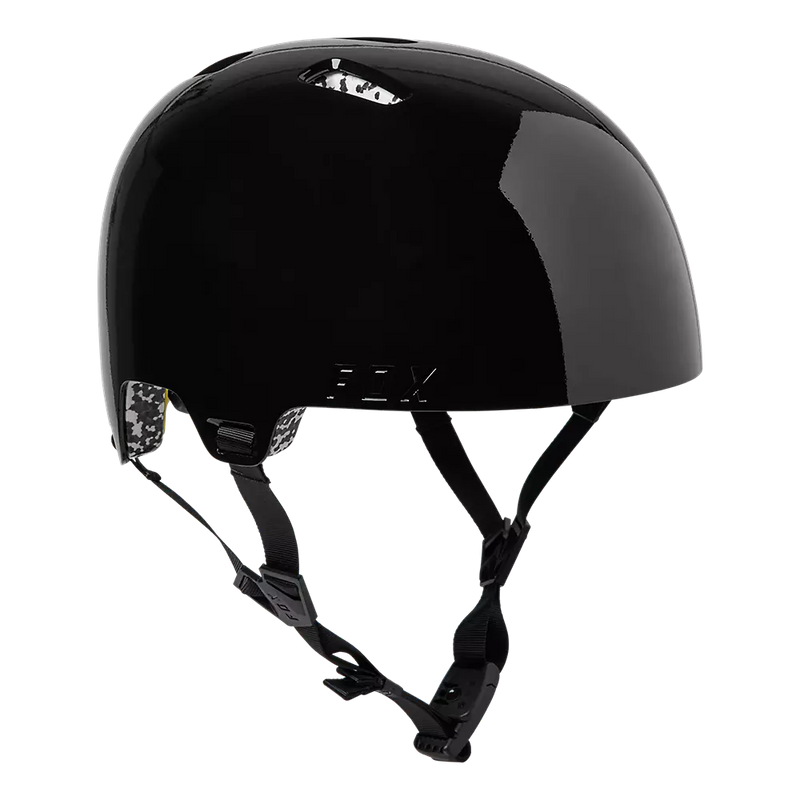 Fox Racing Unisex Flight Pro Helmet - Front view, showcasing MIPS technology and 360 fit system Black 3