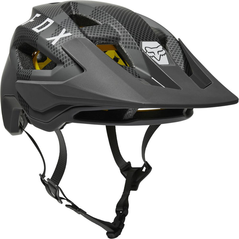 Fox Speedframe Camo MTB Helmet - Essential Open-Face Performance Grey Camo  Hero