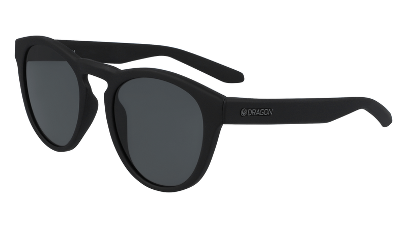 Dragon Alliance Opus LL H2O Sunglasses, Matte Black H2O Frame LL Smoke Polar Lens