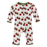 Kickee Pants Solid Coverall with Snaps