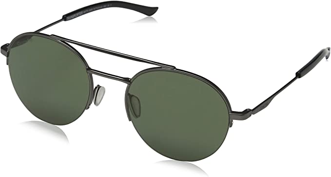 Smith Optics Transporter ChromaPop Sunglasses Matte Dark Ruthenium Frame Gray Green Lens
