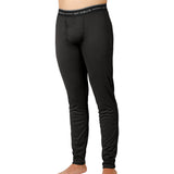 Image of Hot Chillys Men Peachskins Fly Bottom showcasing its soft, peached finish and lightweight design, ideal for warmth and moisture-wicking. Black