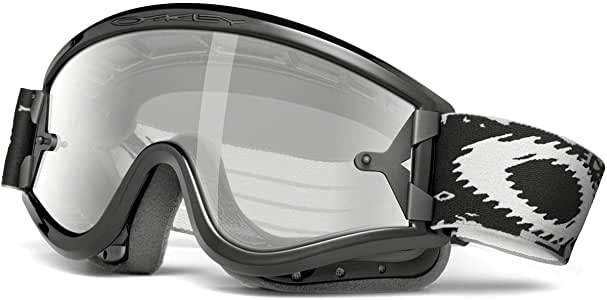 Oakley L-Frame MX MTB Dirt Goggles - Comfortable Fit Over-Prescription Eyewear.  Jet Black