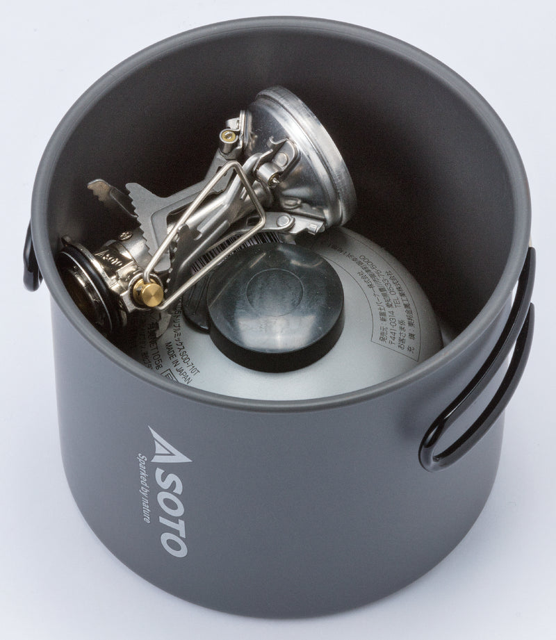 SOTO Amicus Stove with igniter + New River Pot