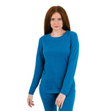 Polarmax Women's Double Layer Crewneck Base Layer Blue