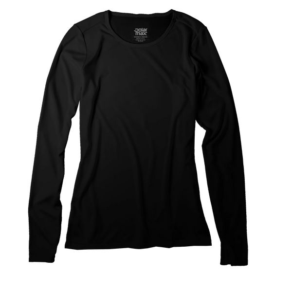 Polarmax Women's Merino Wool Crewneck Midweight Relaxed Fit Base Layer