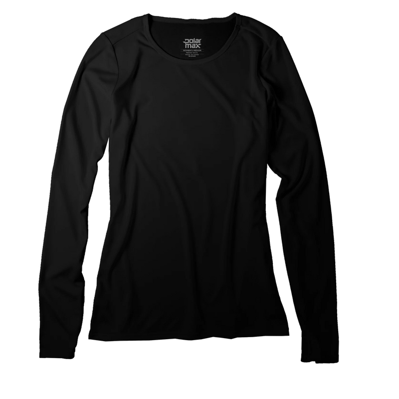 Polarmax Women's Merino Wool Crewneck Midweight Relaxed Fit Base Layer