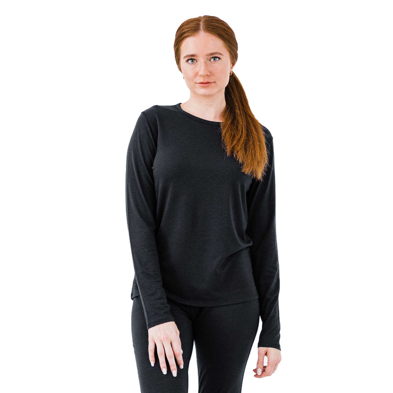 Polarmax Women's Wool 2 Crewneck Base Layer - Front View