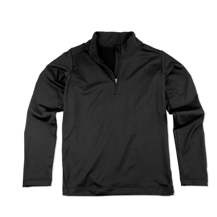 "Polarmax Youth Micro Fleece Zip T Heavyweight Active Fit Base Layer - Durable and Warm"