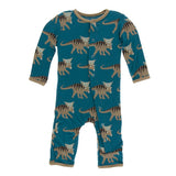 Kickee Pants Solid Coverall with Snaps