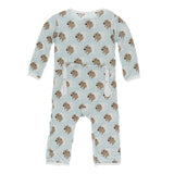 Kickee Pants Solid Coverall with Snaps