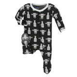 Kickee Pants Print Footie with Snaps