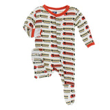 Kickee Pants Print Footie with Snaps