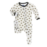 Kickee Pants Print Footie with Snaps