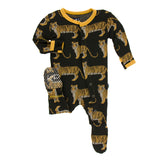 Kickee Pants Print Footie with Snaps