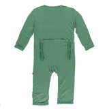 KicKee Pants Bamboo Solid Coverall with Zipper