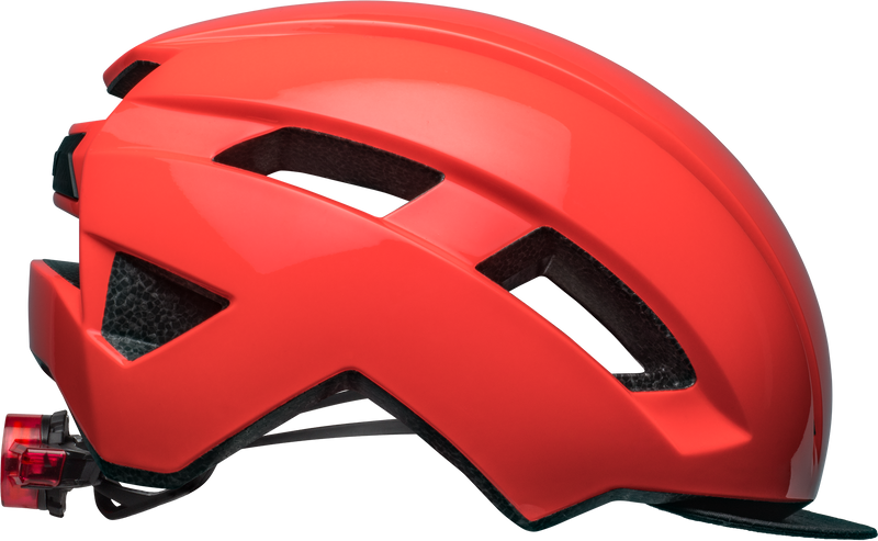 Bell Daily MIPS LED Unisex Cycling Helmet - Front view, showcasing integrated LED light and stylish design