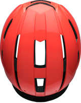 Bell Daily MIPS LED Unisex Cycling Helmet - Front view, showcasing integrated LED light and stylish design