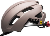 Bell Daily MIPS LED Unisex Cycling Helmet - Front view, showcasing integrated LED light and stylish design