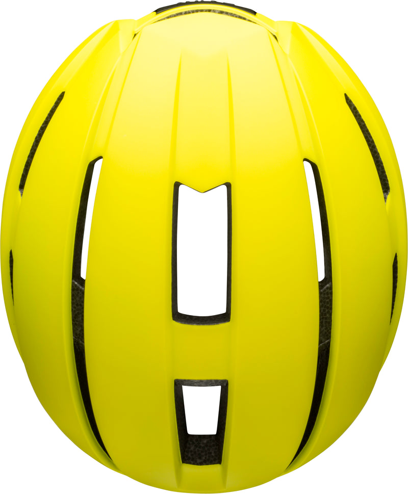 Bell Daily MIPS LED Unisex Cycling Helmet - Front view, showcasing integrated LED light and stylish design