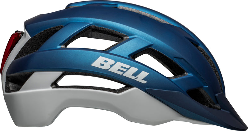 BELL Falcon XRV LED Mips Road Bike Helmet - Versatile & Illuminated Matte Blue Grey