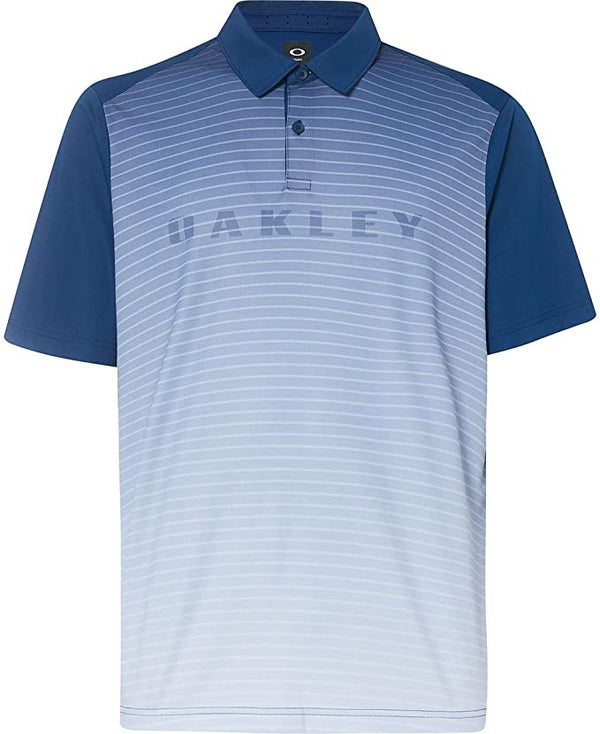 OAKLEY J JOYCE GRADIENT BRAND SHIRT MEN GOLF POLO SHIRT - Dark Blue / Medium