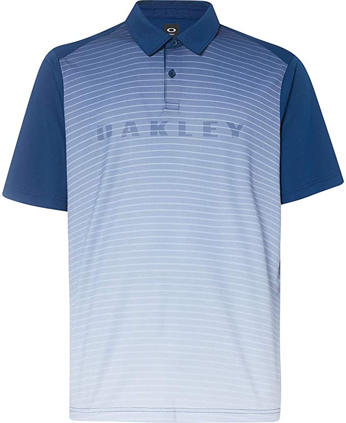 OAKLEY J JOYCE GRADIENT BRAND SHIRT MEN GOLF POLO SHIRT - Dark Blue / Medium