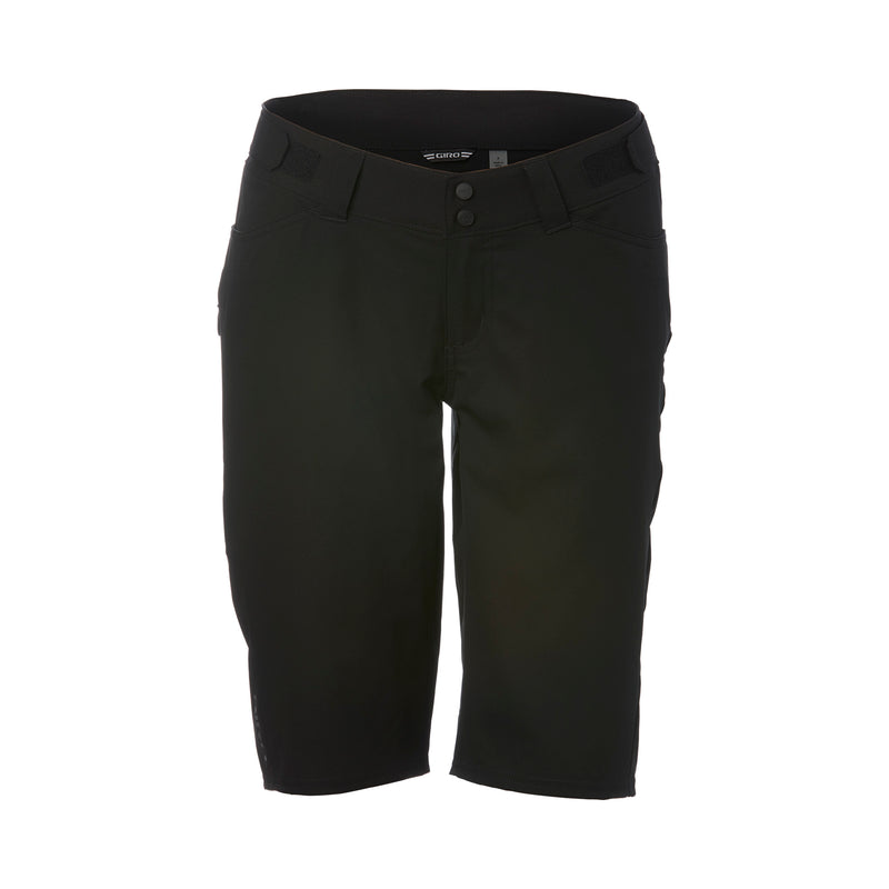 Giro Women Adult Arc Short - Front View black Ghosted