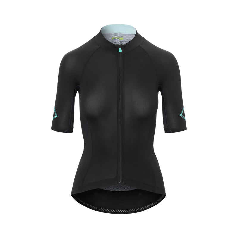 "Giro Women Chrono Elite Cycling Jersey - Lightweight, Eco-Friendly Performance Black Ghosted"