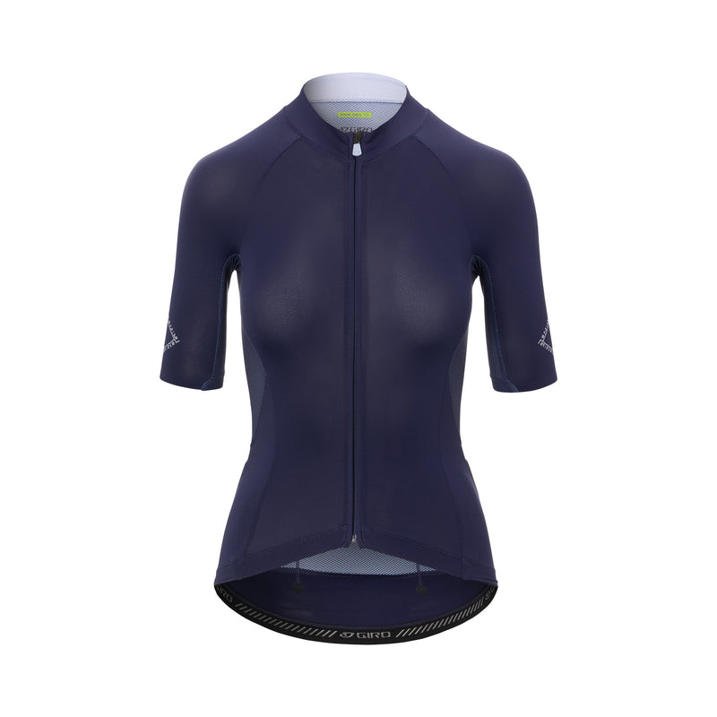 "Giro Women Chrono Elite Cycling Jersey - Lightweight, Eco-Friendly Performance Phantom Blue Ghosted"