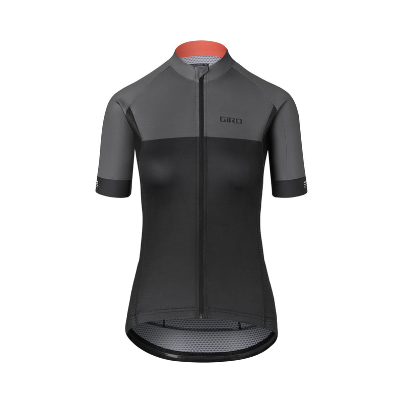 Giro Women Chrono Jersey Adult Cycling Apparel Black Grey Ghosted Front