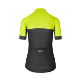 Giro Women Chrono Jersey Adult Cycling Apparel citron black back