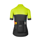 Giro Women Chrono Jersey Adult Cycling Apparel citron black detail 2