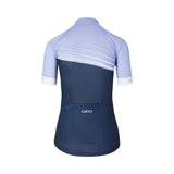 Giro Women Chrono Jersey Adult Cycling Apparel Midnight lavender stripes ghosted. back