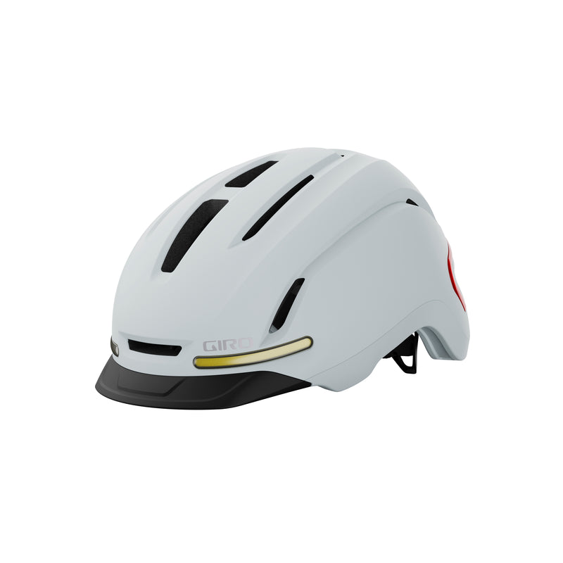 Giro Ethos Mips Adult Urban Bike Helmet - Integrated LED Lights Matte Chalk Off