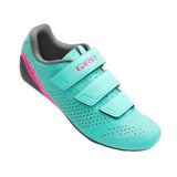 Giro Stylus W Women Cycling Shoe Screaming Teal Pink Neon hero