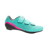 Giro Stylus W Women Cycling Shoe Screaming Teal Pink Neon Profile