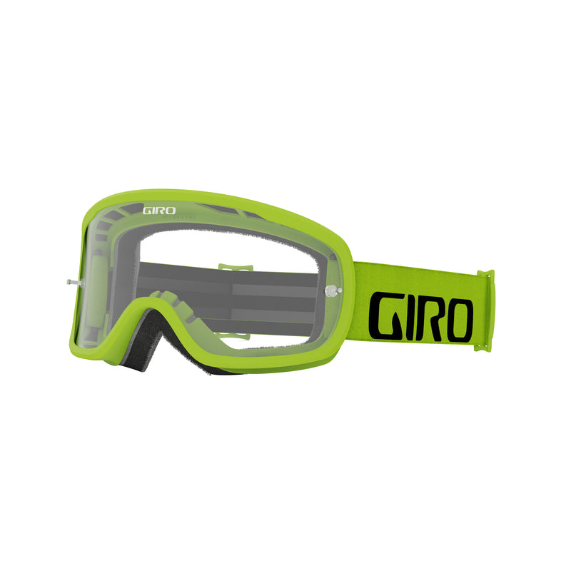 Giro Tempo MTB Goggle Unisex Adult Goggles with True Sight Lens Lime Green Hero